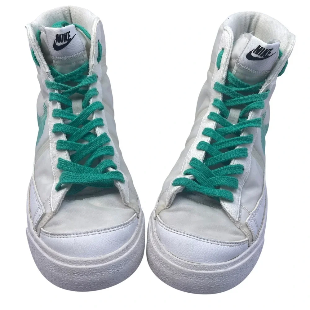 Nike By You LE Blazer Mid '77 Cozi Sneaker NFL Kyler Murray White Teal Men's 10‎
